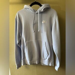 Nike light blue/lavender hoodie size S
